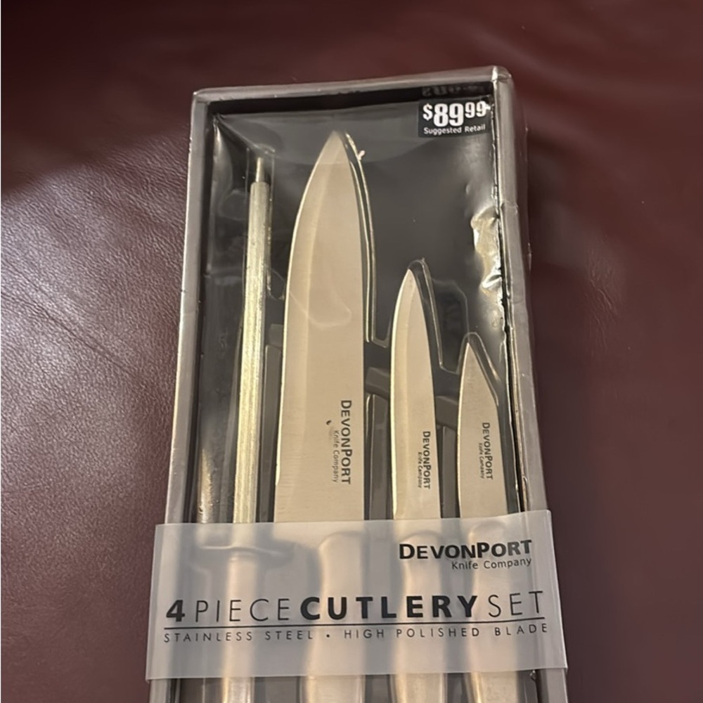 Stainless Steel 4-Piece Cutlery Set